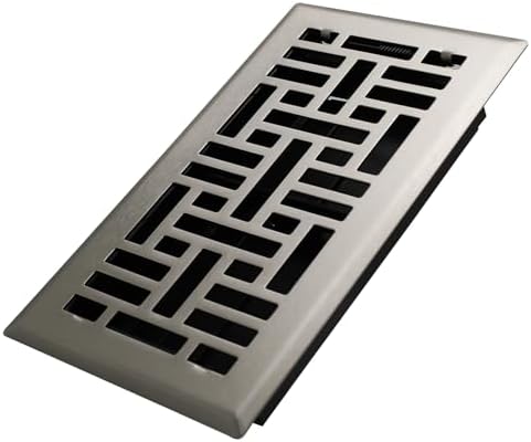 Howeall 4x8 Inches Heavy Duty Walkable Floor Register Easy Adjust Air Supply by Howeall