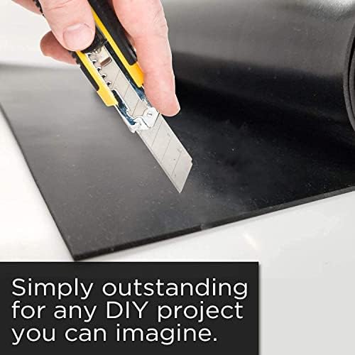 jxgzyy Solid Rubber Sheet Roll 118"x40"x1/8" Heavy Duty Rubber Flooring Roll - Image 4