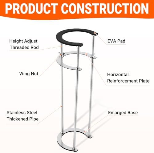 Undermount Sink Brackets, Stainless Sink Support, 17.3"-28.3" Adjustable Under - Image 6