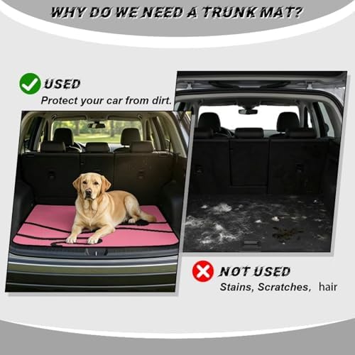 Pink Black Cat Beach Gear Trunk Mat 29"x39" - Image 4