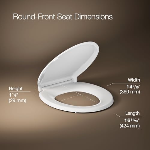 KOHLER 4639-RL-0 Cachet ReadyLatch Round Toilet Seat Soft Close - Image 3