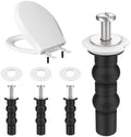 4Pcs Toilet Seat Screws Replacement, Stainless Steel Top Mount Hinges by Unknown