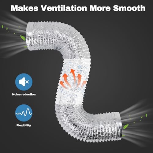 4 Inch Dryer Vent Hose Kit, Flexible Dryer Duct 3 FT - Image 5