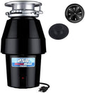 Waste Maid Garbage Disposal, Continuous Feed, 1/2 HP Mid Duty by WasteMaid