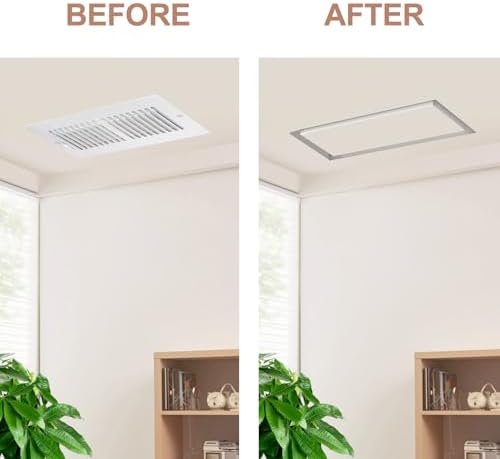 4x12 Inch Steel Recessed Flush Wall Vent Cover - Image 4