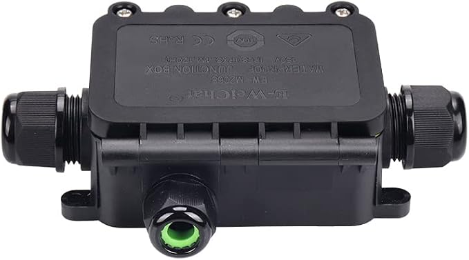 Outdoor Junction Box Waterproof IP68, 3 Way M20 Coaxial Underground Cable - Image 2