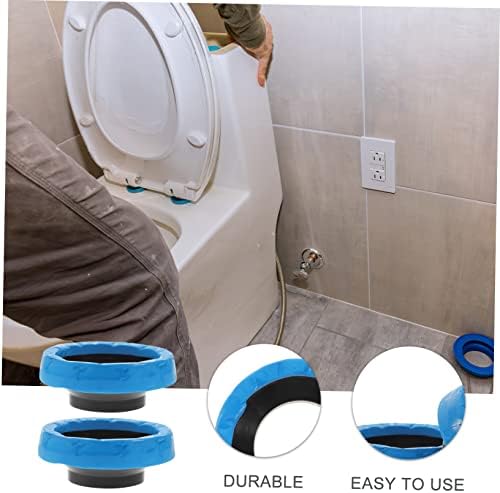 Holibanna 2Pcs Toilet Wax Ring Replacement Kit Durable High Polymer Seal - Image 4