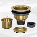 Kitchen Sink Drain 3-1/2 Inch, Kitchen Drain Assembly Kit by Exakey