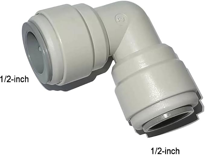 Acetal Copolymer 1/2" Tube OD Tube Fitting, Push to connect - Image 2