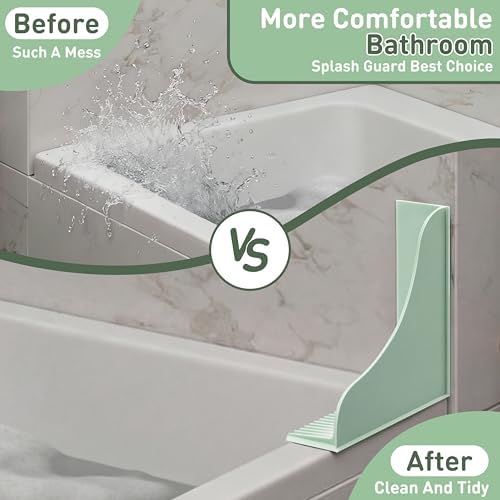 Roslim No-Adhesive 2-Pack All-Silicone Shower Splash Guard - Image 4