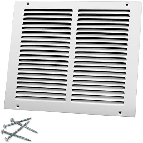 Howeall 12"W x 10"H Steel Return Air Grille, Air Return Vent Cover by Howeall