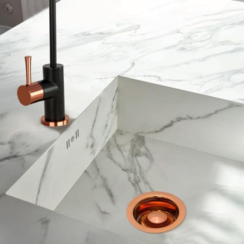 Akicon Kitchen Sink Antique Copper Finish Garbage Disposal Flange Stopper - Image 3