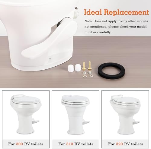 385311652 RV Toilet Seal, RV Toilet Repair Seal Flange Kit - Image 2