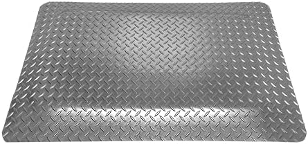 Rhino Mats DTT36DSGX3 Diamond Plate Anti-Fatigue Mat, 3 FT. x 3 FT. x 1 in. by Rhino+Mats