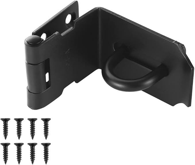 JQK Door Hasp Latch 90 Degree, Stainless Steel Safety Angle Locking Latch by Homeimprovement