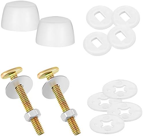 11 Pcs Toilet Wax Ring Kit Include Thick Flange Closet Bolts Bolt Caps and - Image 3