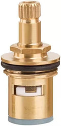 Faucet Ceramic Stem Cartridge Valve, G1/2" Brass Tap Ceramic Disc Cartridge by TOOLSTAR