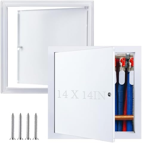 Gisafai Aluminum Access Panel for Drywall, 14 x 14 Inch by Gisafai