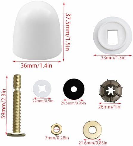 2Pcs Universal Toilet Flange Bolt Kit - Image 5