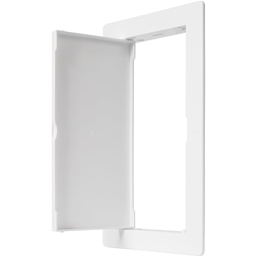 4" x 8" White Plastic Access Panel. Service Shaft Door Panel. Plumbing - Image 7