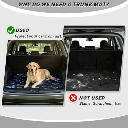 Blue Butterfly Beach Gear Trunk Mat 29"x39" - Image 4