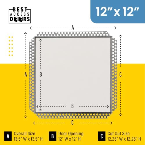 Best 12" x 12" Drywall Inlay Access Panel - Image 2
