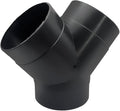 Car Heater Warm Straight 3 Way Air Ducting Pipe 75mm Y Shape Outlet Connector 3 by AIMCOCO