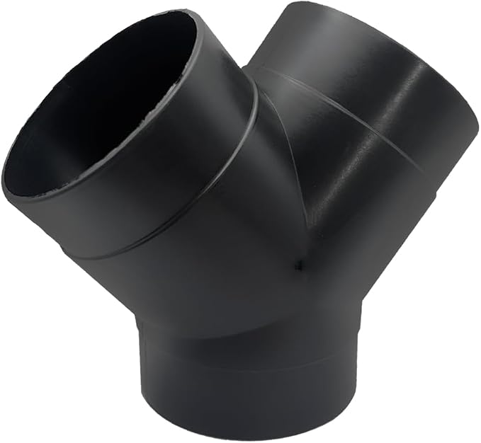 Car Heater Warm Straight 3 Way Air Ducting Pipe 75mm Y Shape Outlet Connector 3 by AIMCOCO