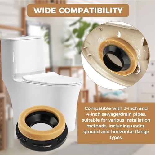 Extra Thick Toilet Wax Ring Replacement Kit - Image 5