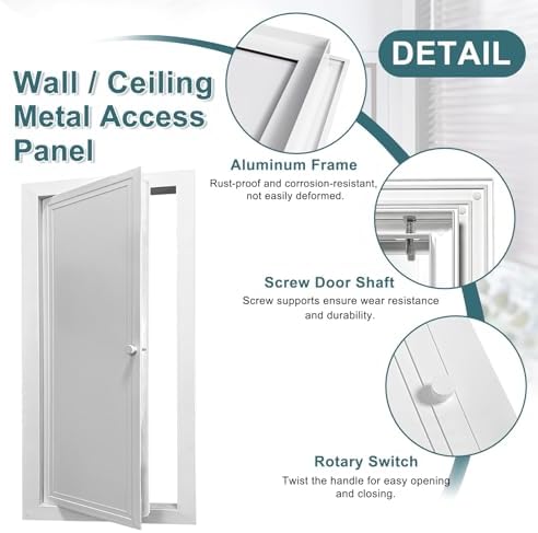 Access Panel Fire Rated 12" 14" 20" 24" 28" Attic Access Hatch - Image 3
