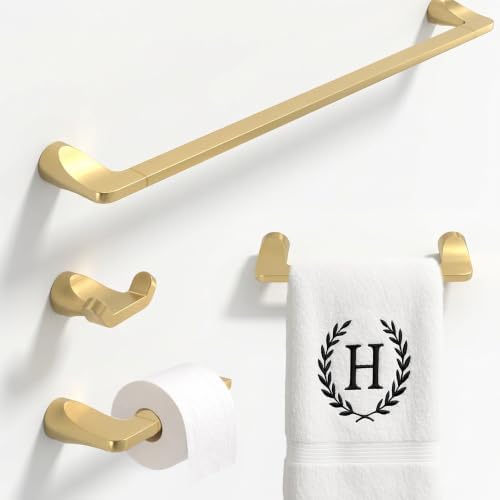 Mega Handles Bathroom Accessory Set Satin Brass by MegaHandles