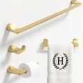 Mega Handles Bathroom Accessory Set Satin Brass by MegaHandles
