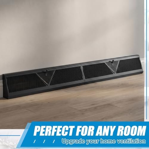 Yaocom 1 Pack Baseboard Register Vent 48 Inch Duct Opening Size Vent Covers - Image 6