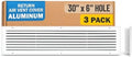 Fits 30x6 Hole | Aluminum Return Air Grille by Handua | Vent Cover Grill by Handua