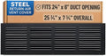 Fits 24x6 Duct Opening | Steel Return Air Grille by Handua | Vent Cover Grill by Handua