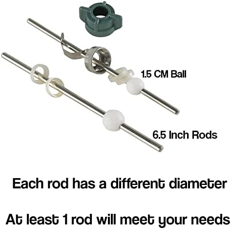 Do it Best Bathroom Sink Stopper Replacement Pop Up Center Assembly- Ball Rod- - Image 3