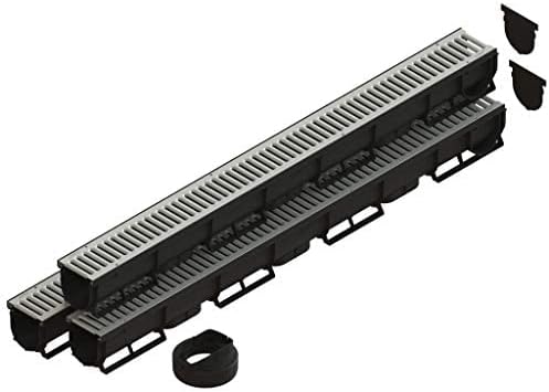 Vodaland - 3 Inch Easy 1 Premium Trench Drain Channel - Galvanized Stamped - Image 4