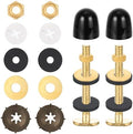 Toilet Bolts for Floor, 2 Pack Toilets Floor Bolts and Caps Closet Metal Flange by Unknown