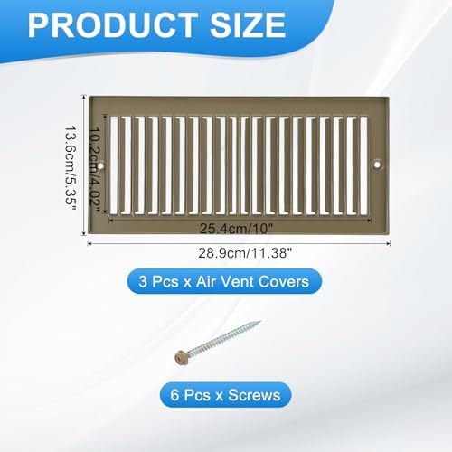 PATIKIL 4" x 10" Duct Opening Vent Cover - Image 2