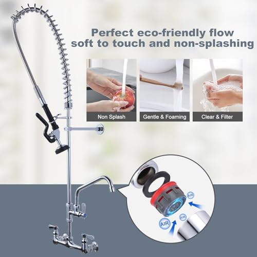 47" Height Commercial Kitchen Sink Faucet - Image 5