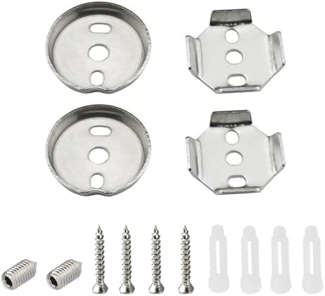 TAODAN 1 Set Towel Bar Replacement Parts Includes 1.71/1.42 Inch Stainless by TAODAN