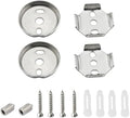 TAODAN 1 Set Towel Bar Replacement Parts Includes 1.71/1.42 Inch Stainless by TAODAN