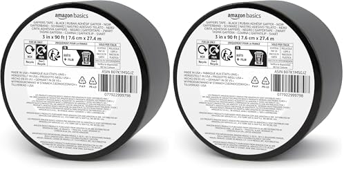 Amazon Basics No Residue, Non-Reflective Gaffers Tape by AmazonBasics