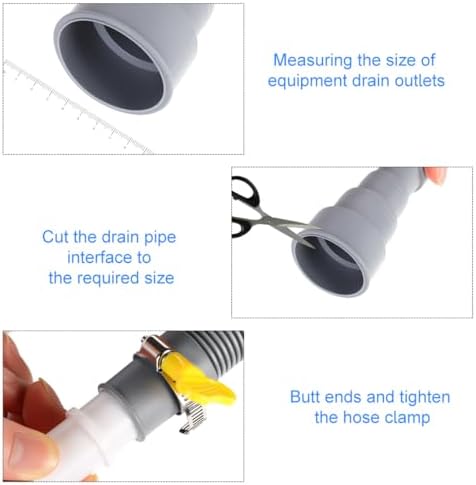Washing Machine Drain Hose Universal 11.4 FT Dishwasher Drainage Hose Flexible - Image 5