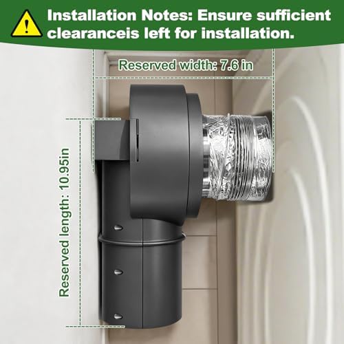 Magnetic Dryer Vent Coupling Connector Kit Easy to Clean Quick Connector - Image 2