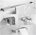 Brushed Bathroom Hardware Accessories Set 4 Pieces Brushed Nickel Towel Bar Set by TNOMS