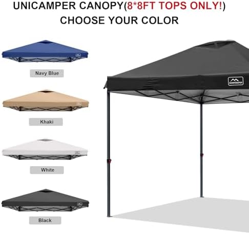 8x8 Replacement Top Pop Up Canopy Tent Cover Roof - Image 3