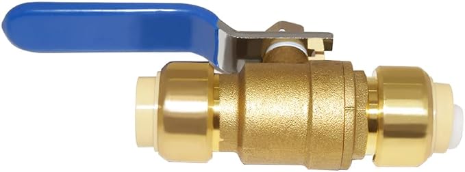 Hooshing 1/2 Inch Push-Fit Full Port Ball Valve, Push-to-Connect, Plumbing - Image 4