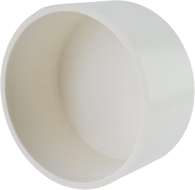 4.3" PVC Pipe End Cap Fitting, Pipe Plug Socket Fittings by Pastlla