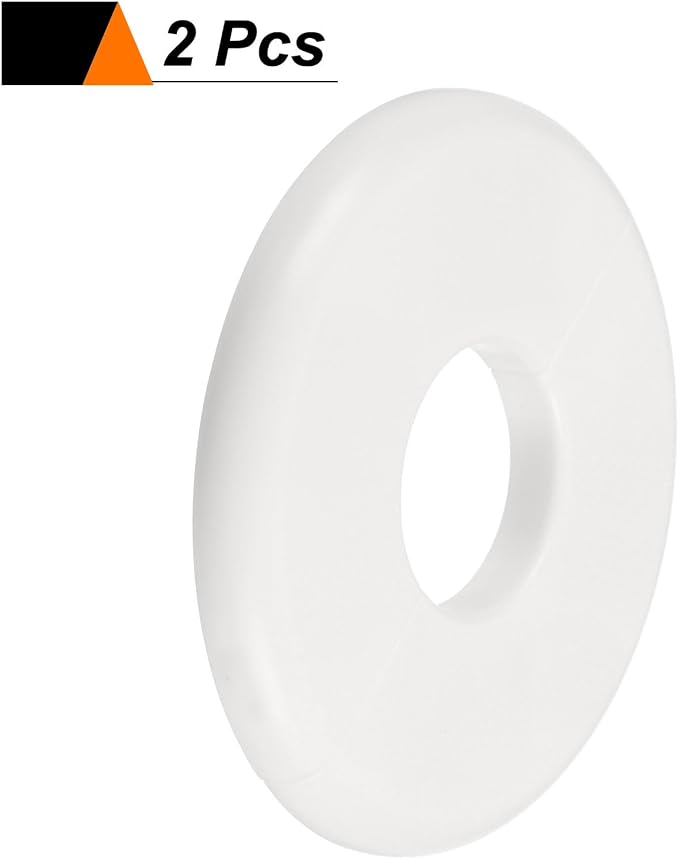 HARFINGTON 2pcs Wall Split Flange 26.5mm/1" Self-Adhesive Plumbing Cover Plates - Image 3